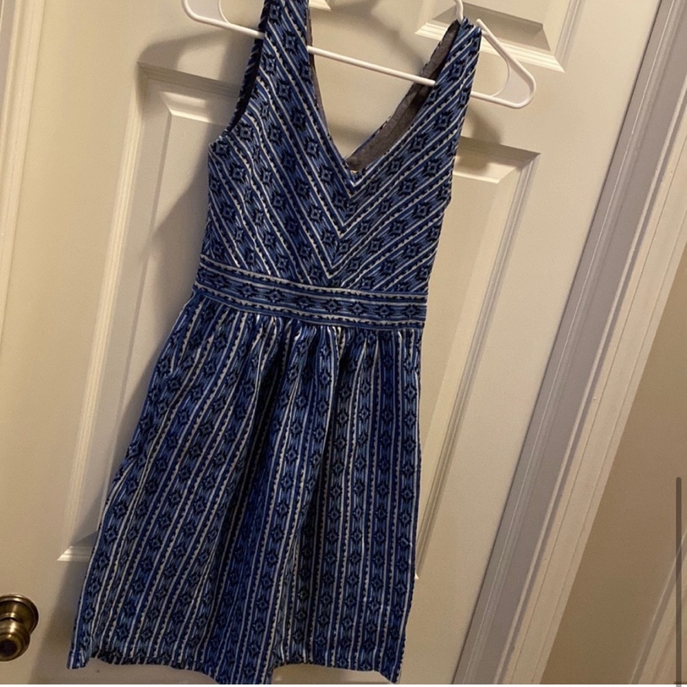 Maeve print dress, a-line midi.